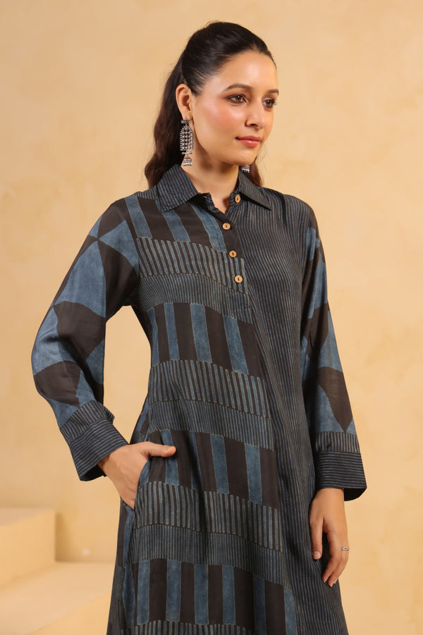 Woman wearing Long Coord Set | Kunvarani
