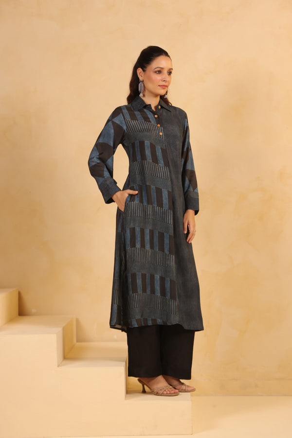 Woman wearing Long Coord Set | Kunvarani