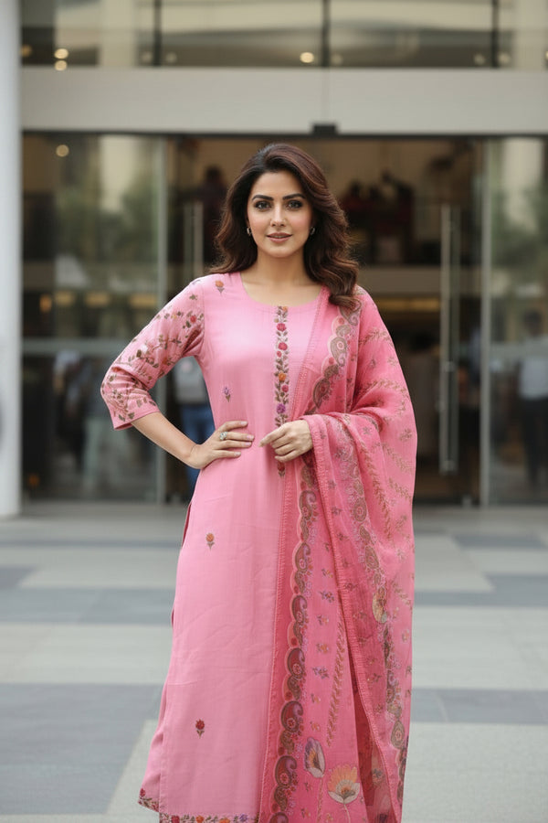 Pink Kurta Set