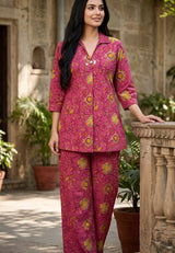 Woman wearing Coord Set | Kunvarani