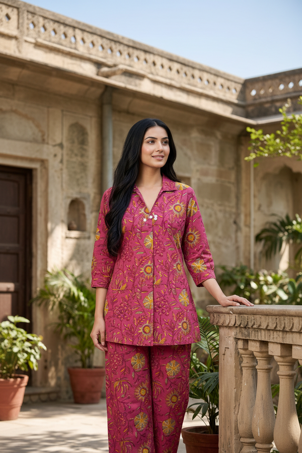 Woman wearing Coord Set | Kunvarani