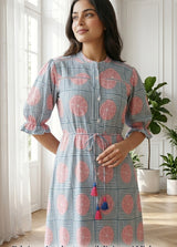 Woman wearing Stripe Design Top | Kunvarani