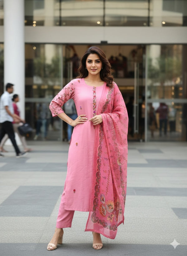Pink Kurta Set