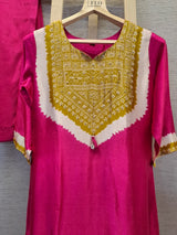Rani Pink Kurti Coord Set