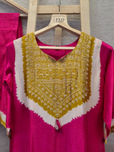 Rani Pink Kurti Coord Set