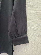 Black Embroidered Shirt
