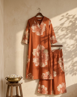 Rust Cotton Co-Ord Set